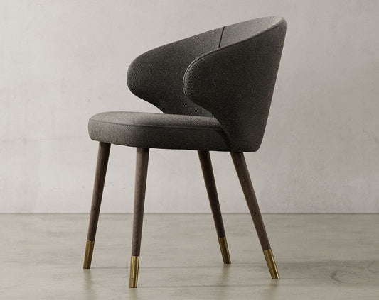 Dining Chair - Mid Century Modern Chair with Arms