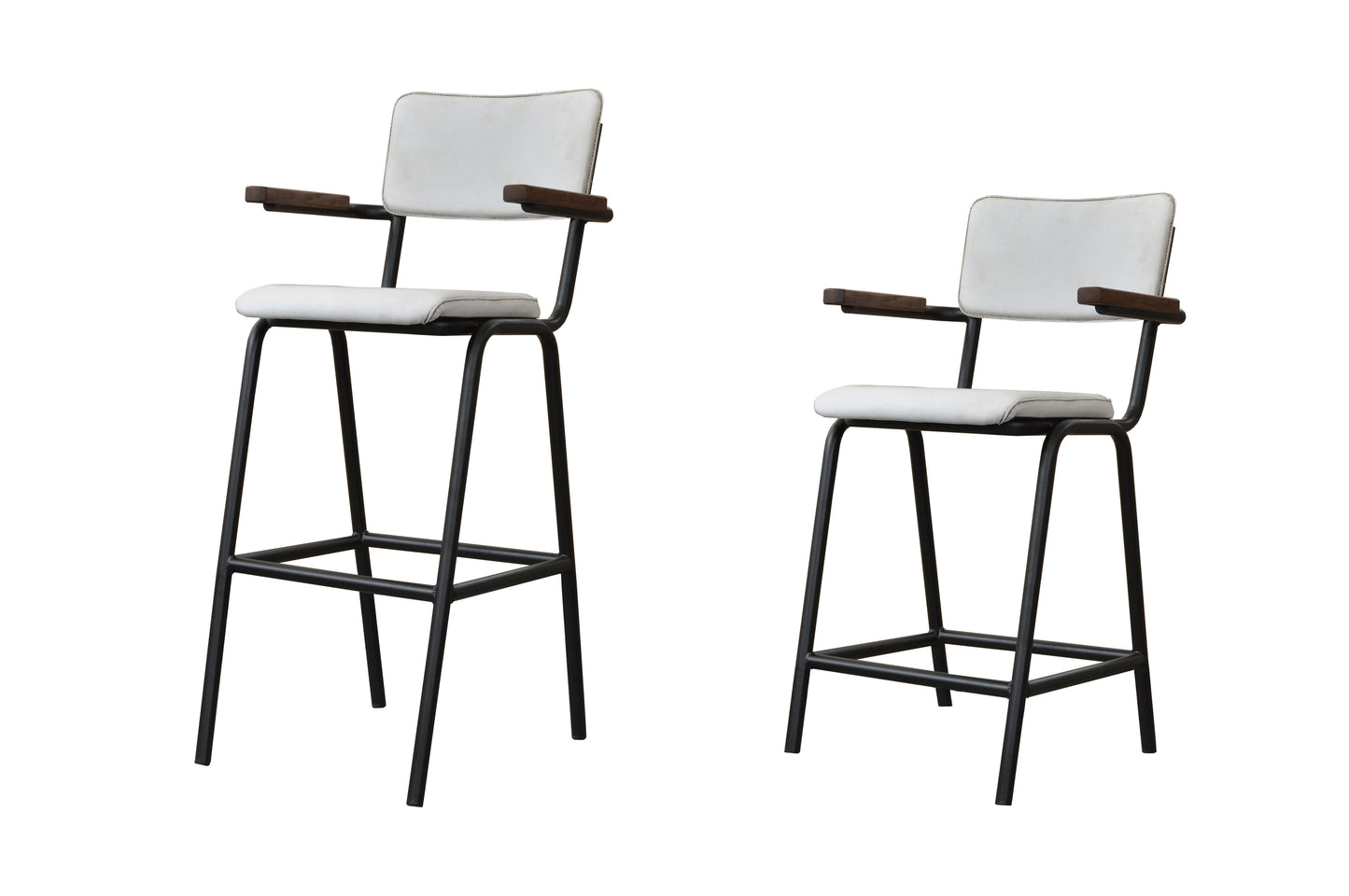 Schoolchair Barstool With Arms
