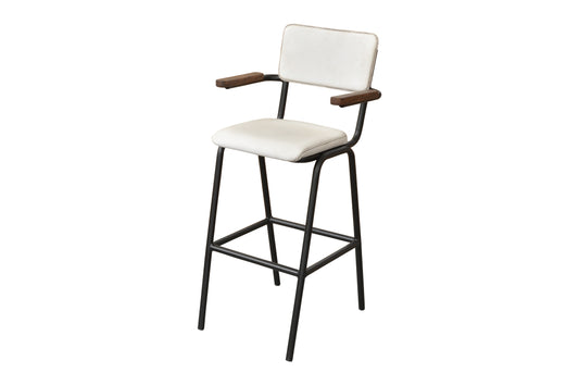 Schoolchair Barstool With Arms