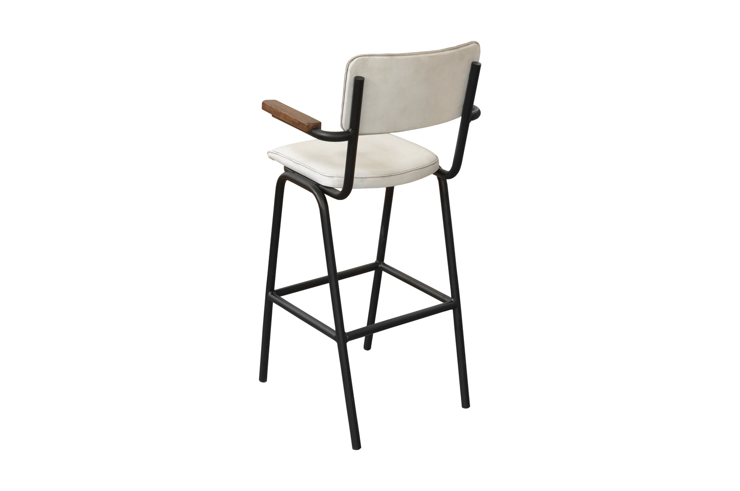 Schoolchair Barstool With Arms