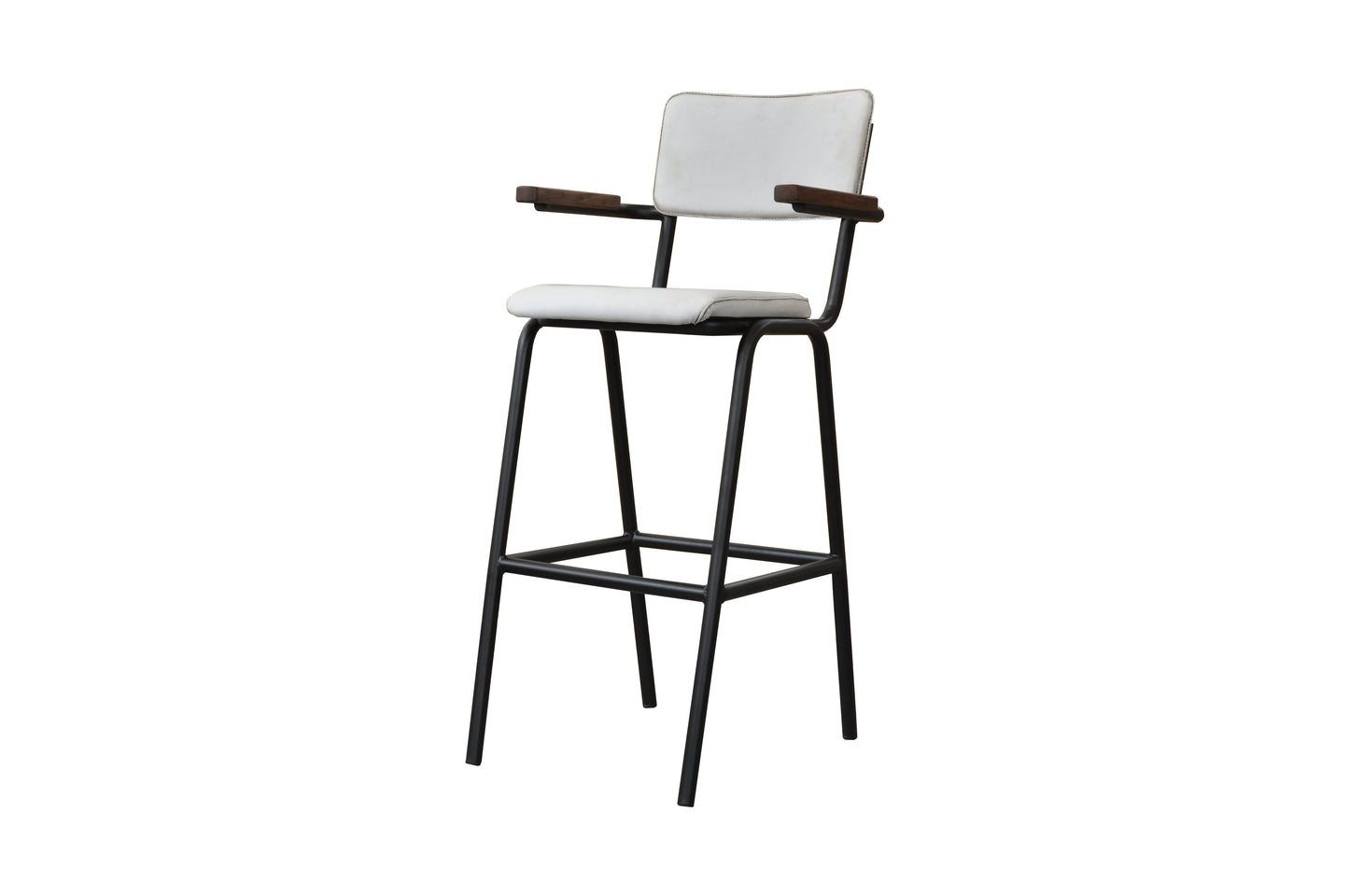 Schoolchair Barstool With Arms
